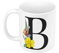 Mug céramique B belle bela barbara lettre Blanc G