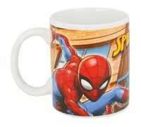 Stor S.L. – Mug Spiderman Great Power – Céramique rouge et bleu 350 ml (11,7×10×8,7 cm)