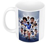 Mug céramique Diego maradona 10 argentine Blanc G