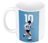 Mug céramique Diego maradona 10 argentine Blanc G