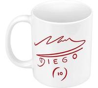 Mug céramique Diego maradona 10 argentine Blanc G