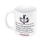 Mug Céramique François Hollande Discours en Anglais Humour Politique