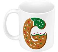 Mug céramique G gael gabrielle lettre Blanc G