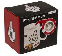 Out of the blue KG - MUG CÉRAMIQUE HUMOUR DOIGT D'HONNEUR 25CL BLANC