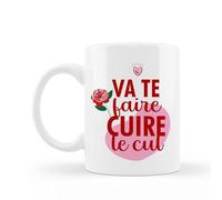 Mug céramique humour - “Va te faire cuire le cul” | Cadeau drôle et décalé