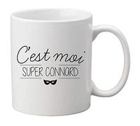 Mug céramique imprimé citation humour C'est moi super connard ref 2244