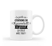 Mug céramique - "Je parle en citation de Kaamelott, en général ça colle avec tout"