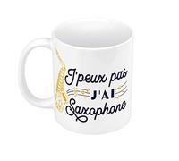 Mug Céramique J'Peux Pas J'ai Saxophone Cuivre Jazz Orchestre
