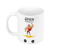 Mug Céramique L'Espagne M'Appelle l'Homme Macho Cliché