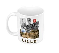 Mug Céramique Lille Collage Ville France Nord Histoire