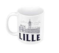 Mug Céramique Lille Minimalist Ville France Nord Histoire