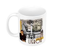 Mug Céramique Lisboa Collage Lisbonne Portugal Voyage Tourisme