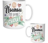 Mug céramique 'Ma Nounou c'est la plus Chou !' - 95x80 mm [R3042]