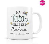 Mug céramique « ma tata elle est extra mais pas autant que moi » G