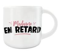 mug céramique madame en retard 40 lanc - générique cd10128v14 Blanc