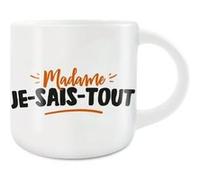 mug céramique madame je sais tout 40 lanc - générique cd10128v08 Blanc