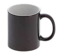 Mug céramique magique MB TECH 330ml (11oz) Noir brillant - Qualité "Haut de gamme" - Diamètre 80mm