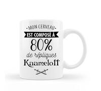 Mug céramique - "Mon cerveau est composé à 80% de répliques de Kaamelott"