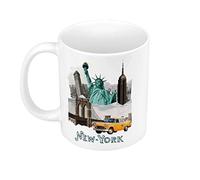 Mug Céramique New York Collage Amérique Voyage Carte Postale