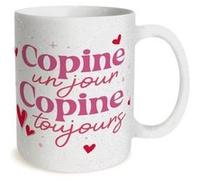 mug céramique paillettes copine un jour 30 nérique cd10208b