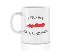Mug Ceramique - Spécial Passionnés - Jpeux pas j'ai Grand Prix (Rouge)