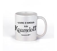 Mug céramique - "Vivre d'amour et de Kaamelott"