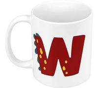 Mug céramique W william walter lettre Blanc G