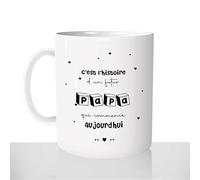 Mug C'est L'histoire d'un Futur Papa - Tasse Cadeau - Idée Cadeau Naissance - Annonce de Grossesse - Fête des Pères