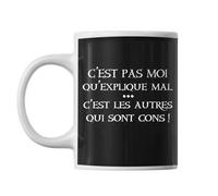 Mug C'est Pas Moi Qu'explique Mal C'est Les Autres Qui Sont Cons Référence Kaamelott Tasse Cadeau Personnalisé