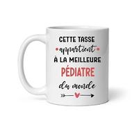 Mug cette tasse appartient meilleure pédiatre Tasse pédiatre femme