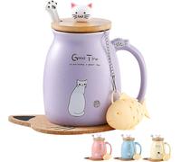 Mug Chat en Céramique Mignon pour Café et Thé 350 ml Vendos85