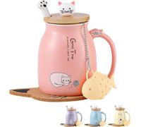 Mug Chat en Céramique Mignon pour Café et Thé 350 ml Vendos85
