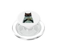 Mug Chat Noir Tenant Une Tasse à café PopSockets PopGrip pour MagSafe