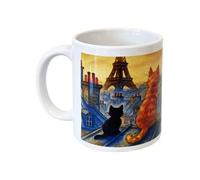 Mug chats sur les toits de Paris