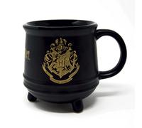Harry Potter SCMG24474 Mug Chaudron en céramique-Emblème Poudlard 511ml / 18oz, Noir et doré