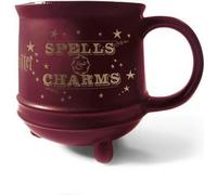 Harry Potter Tasse Chaudron (motif sorts et charmes) dans une boîte cadeau de présentation, 511 ml, produit officiel, marron
