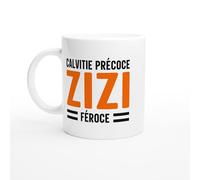 Mug Chauve - Calvitie Précoce Zizi Féroce - Mug humour - tasse anniversaire - idée cadeau homme - tasse fun original