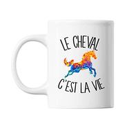 Mug Cheval c'est la vie Équitation