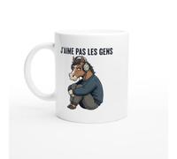 Mug Cheval Humour Raleur Equitation J'aime Pas Les Gens