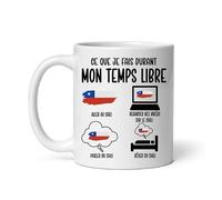 Mug Chili ce que je fais durant temps libre humour Tasse voyage