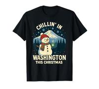 Mug Chillin in WA Shirt Bonhomme de Neige Montagne T-Shirt