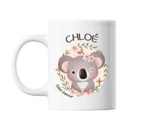 Mug Chloé Bébé D'amour Koala Tasse Cadeau Bébé Enfant
