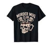 Mug Chocolat Chaud crâne Meurtre Club Halloween T-Shirt