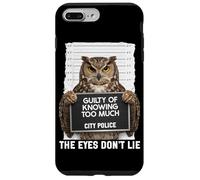 Mug Chouette Coupable de Savoir trop Que Les Yeux ne se posent Pas Coque pour iPhone 7 Plus/8 Plus