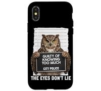 Mug Chouette Coupable de Savoir trop Que Les Yeux ne se posent Pas Coque pour iPhone X/XS