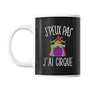 Mug Cirque j'peux pas Noir