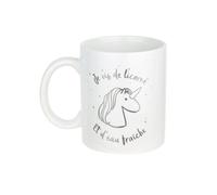 Mug - cmp - Licorne - 350 ml - 10 x 8 cm - Céramique - Couleur Aléatoire