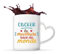 Mug coeur Cocker Meilleure Race Cadeau Vanlife Propriétaire de Chien