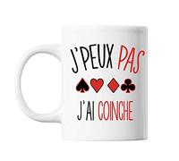 Mug Coinche j'peux pas Blanc