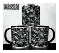 MUG collection design - Tête de mort Skull Halloween 1005 Blanc